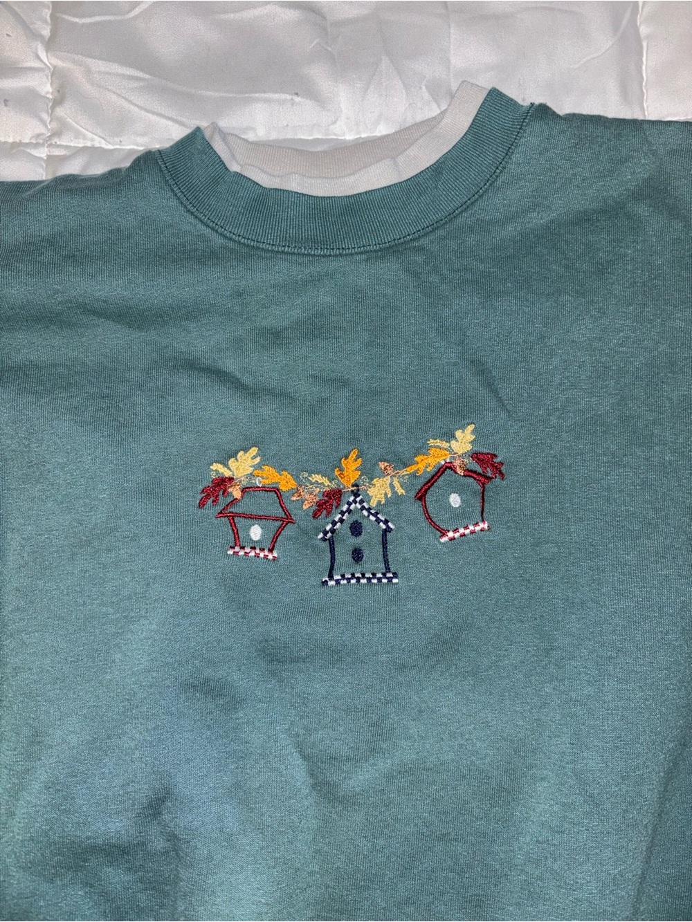 Birdhouse Embroidered Crew Neck